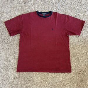 Nautica Red Striped T-Shirt